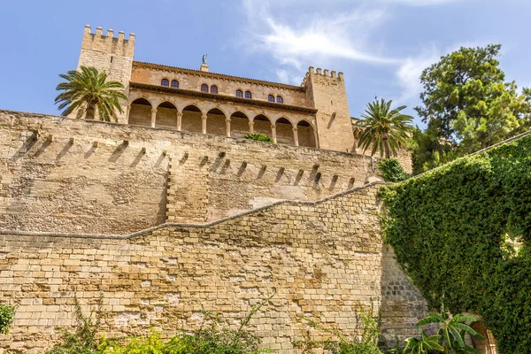 Královský Palác Almudaina Mallorca Španělsko — Stock fotografie