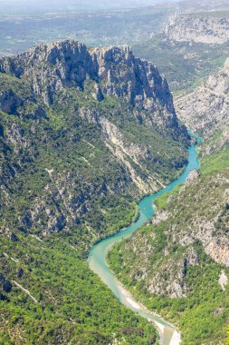 Verdon Boğazı manzarası, Fransa
