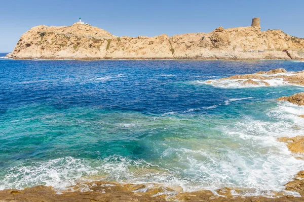 Vista Ile Rousse Córcega Francia — Foto de Stock