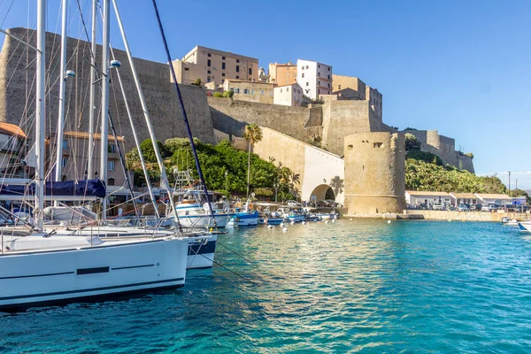 Port Calvi Korsyka Północna Francja — Zdjęcie stockowe