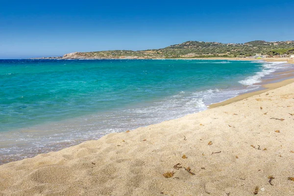 Plaża Algajola Korsyce Francja — Zdjęcie stockowe
