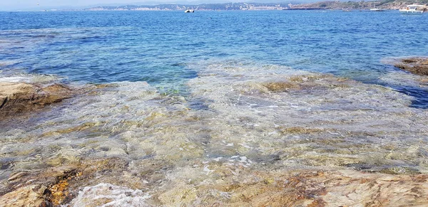 Beach in Six-Fours-les-Plages, Var, France