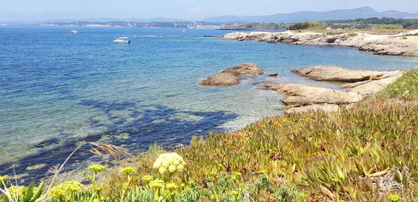 Playa Six Fours Les Plages Var Francia —  Fotos de Stock