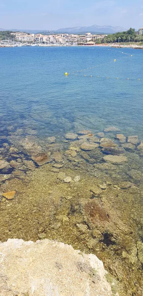 Strand Six Fours Les Plages Var Frankreich — Stockfoto