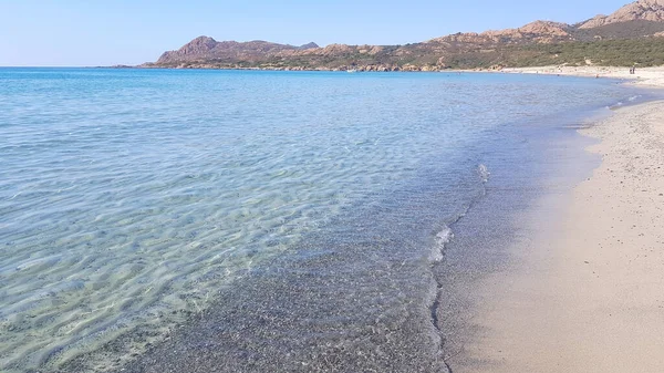 Strand Van Ostriconi Corsica Frankrijk — Stockfoto