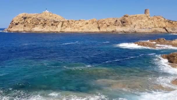 Vue de l'Ile Rousse en Corse, France