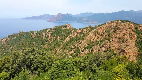 Calanques Piana Mar Córsega França — Fotografia de Stock