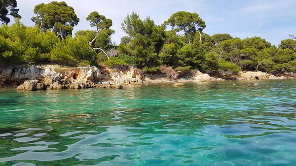 Isla Sainte Marguerite Islas Lerins Sur Francia — Foto de Stock