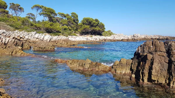 Paysage Cap Antibes Sud France — Photo