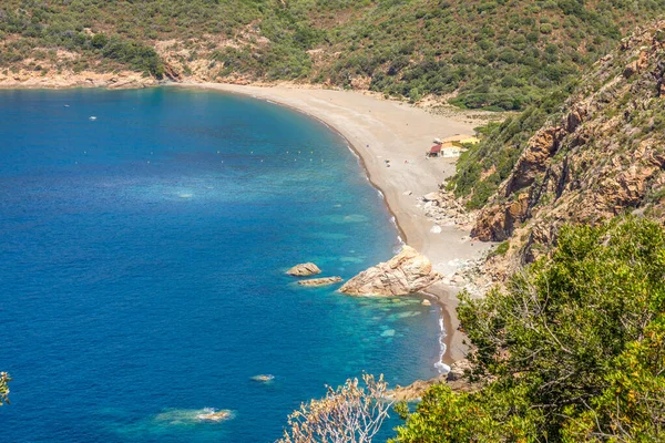 Calanques Piana Och Havet Korsika Frankrike — Stockfoto
