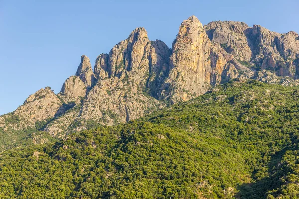 Calanques Piana Och Havet Korsika Frankrike — Stockfoto