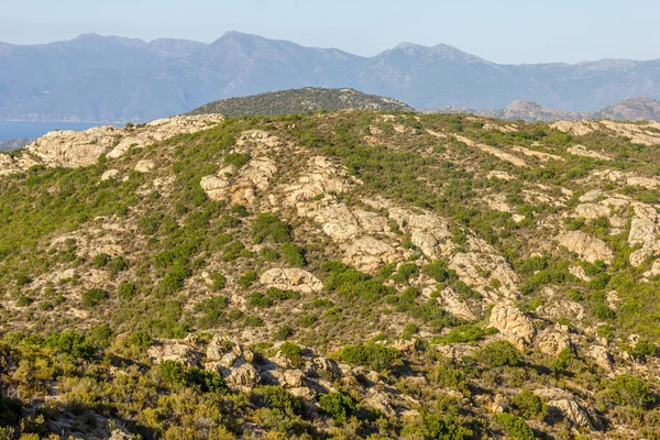 Berge Norden Korsikas Frankreich — Stockfoto