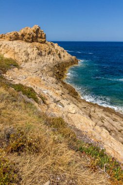 Korsika, Fransa 'daki Ile Rousse manzarası