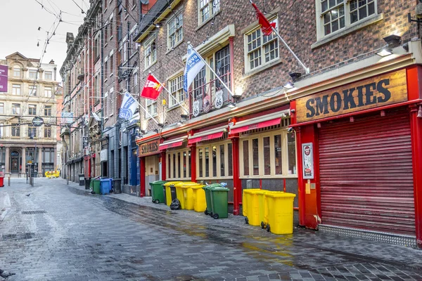 Liverpool England April 2017 Blick Auf Die Mathew Street Der — Stockfoto