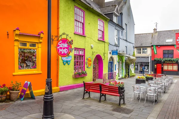 2018 Kinsale Cork Ireland May 2018 Colorful Houses Market Street — 스톡 사진