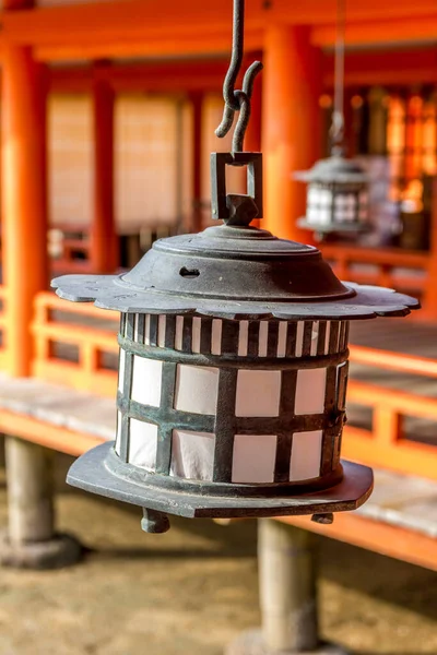 Santuario Itsukushima Isola Miyajima Hiroshima Giappone — Foto Stock