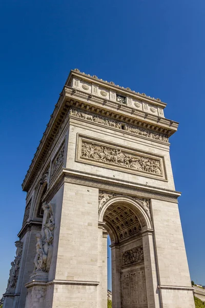 Triumfbågen Paris Frankrike — Stockfoto