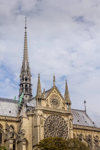 Katedra Notre Dame Paryż Francja — Zdjęcie stockowe