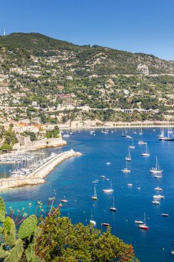 Fransız Rivierası 'ndan Kaptan Ferrat Manzarası