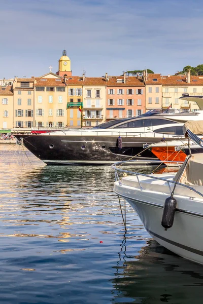 Přístav Saint Tropez Francouzská Riviéra — Stock fotografie