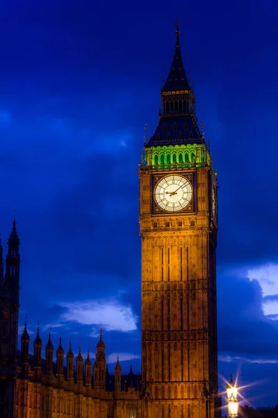 Big Ben Night Londres Royaume Uni — Photo