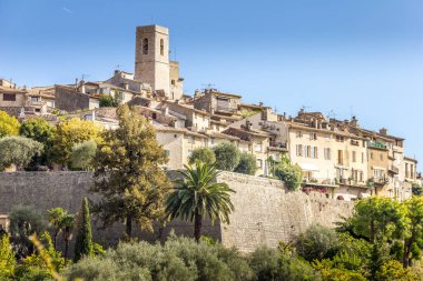 Fransa 'nın ünlü Saint Paul de Vence köyü.