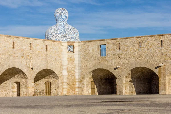 Väggar Antibes Franska Rivieran — Stockfoto