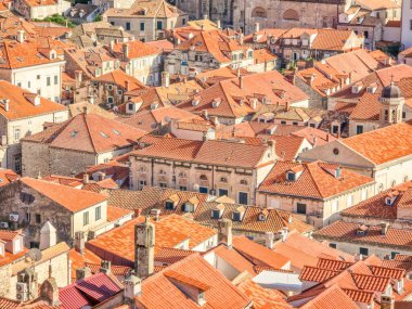Dubrovnik 'in yukarıdan görünüşü, Hırvatistan