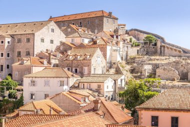 Dubrovnik 'in yukarıdan görünüşü, Hırvatistan