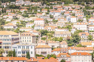 Dubrovnik 'in yukarıdan görünüşü, Hırvatistan