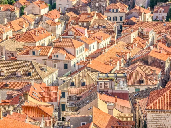 Dubrovnik 'in yukarıdan görünüşü, Hırvatistan