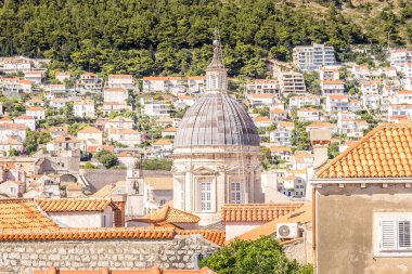 Dubrovnik 'in yukarıdan görünüşü, Hırvatistan