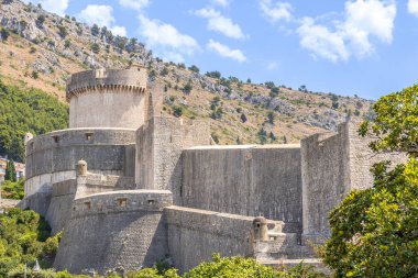 Hırvatistan 'ın Dubrovnik kentinin batı kesimi