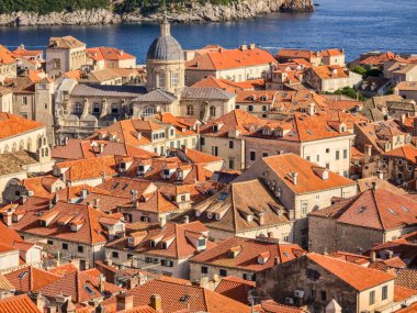 Dubrovnik 'in yukarıdan görünüşü, Hırvatistan