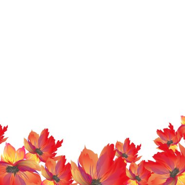 Sulu boya çiçekler çok güzel dekore edilmiş arka plan. Tebrik kartı veya davetiye kartı tasarım olarak kullanılabilir.