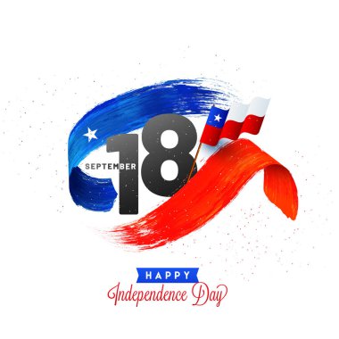 Independence Day of Chile Background Design. clipart