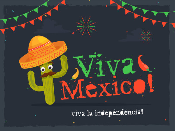 Independence Day of Mexico Background. 