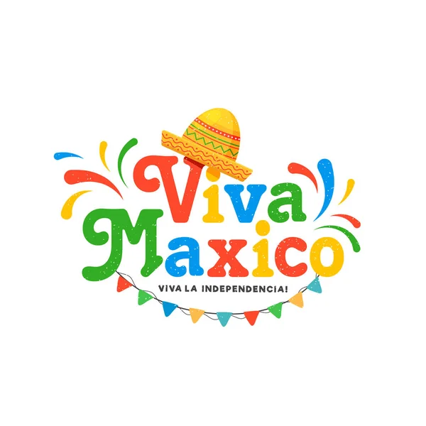 Függetlenség Napja Mexikó Háttér — Stock Vector
