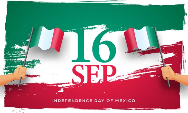 Día Independencia México — Vector de stock