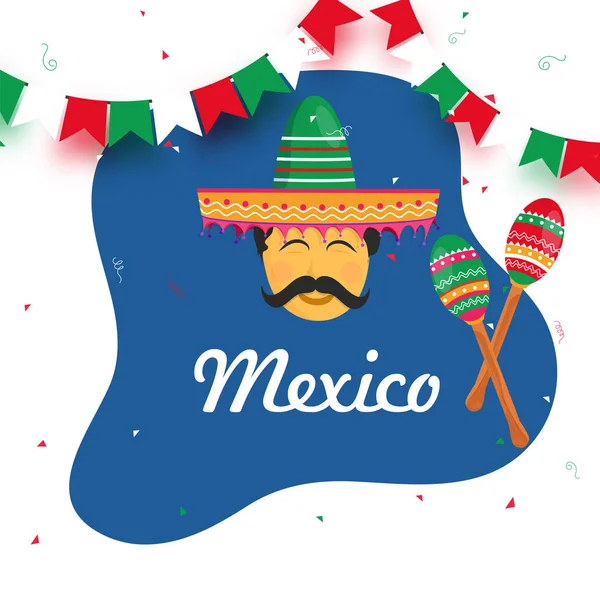 Dia Independência México Fundo —  Vetores de Stock