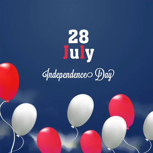 Ημέρα Της Ανεξαρτησίας Του Περού Γιορτή Φόντου — Διανυσματικό Αρχείο