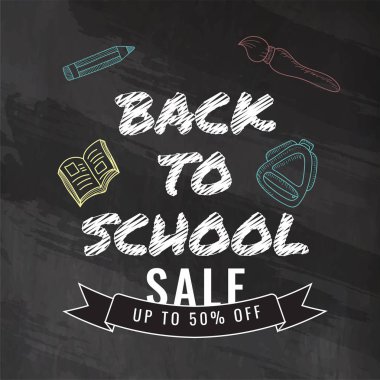 Okula, Poster, geri veya tasarım afiş.