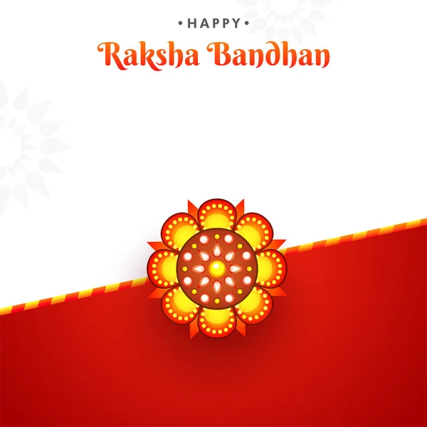 Rakhi Indian Brother Sister Festival Raksha Bandhan Concept — Stock Vector