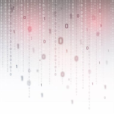 Abstract binary code background with numeric digit zero and one for data and technology concept. clipart svg vector 
