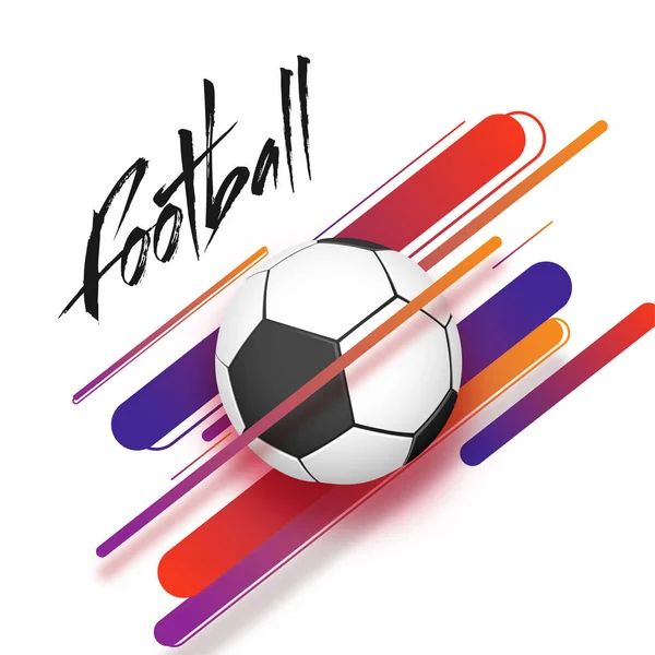 Fotboll Abstrakt Bakgrund — Stock vektor