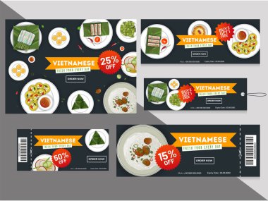 Sarı ışınları arka plan üzerinde Burger ile kupon veya fiş toplama. 
