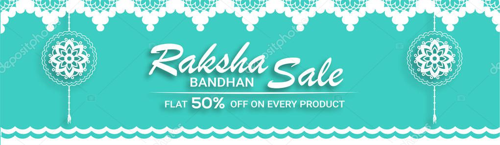 Indian Festival Raksha Bandhan Concept.