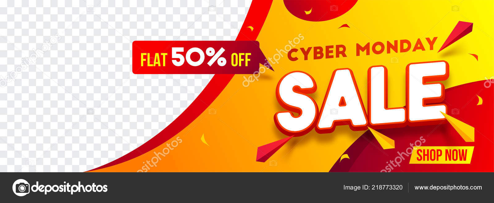 site Header Banner Design Discount Offer Cyber Monday Sale