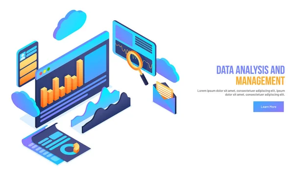 Ilustração Janela Navegador Web Com Vários Elementos Infográficos Fundo Branco —  Vetores de Stock