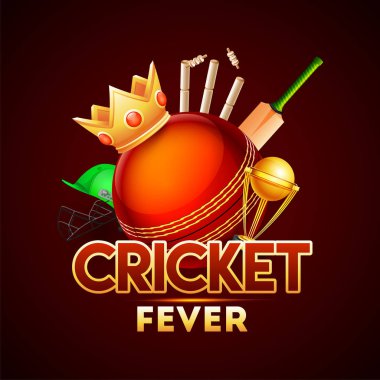 Kriket Şampiyonası poster veya el ilanı tasarımı, CRI çizimi